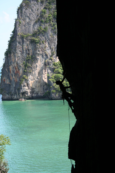 climb railay tonsai thailand climbing